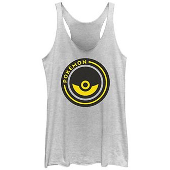 Juniors' Pokemon Pokeball Badge Racerback Tank Top