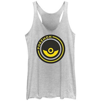 Juniors' Pokemon Pokeball Badge Racerback Tank Top