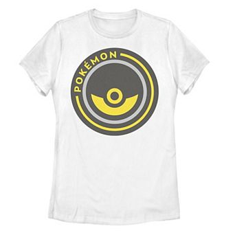 Juniors' Pokemon Pokeball Badge Graphic Tee