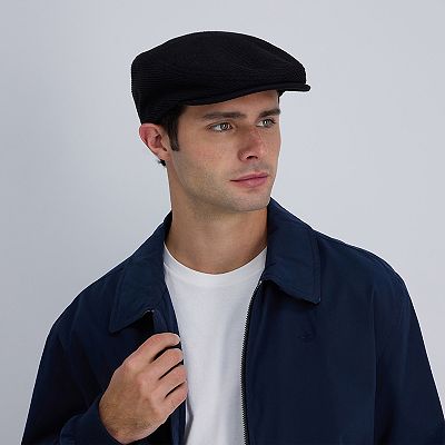 Men s Dockers Fleece Lined Rib Knit Flat Top Ivy Cap