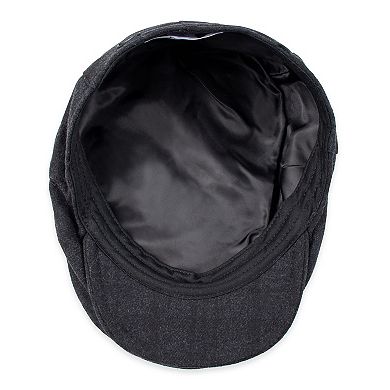 Men's Dockers® Wool Blend Tonal Plaid Flat Top Ivy Cap