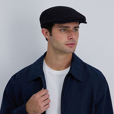 Men's Dockers® Wool Blend Tonal Plaid Flat Top Ivy Cap