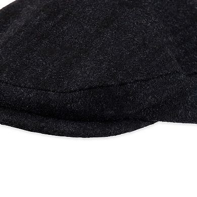 Men's Dockers® Wool Blend Tonal Plaid Flat Top Ivy Cap