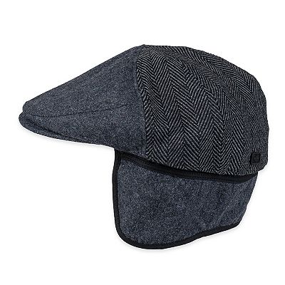 Men s Dockers Wool Blend Watchman Ivy Cap with Ear Flaps