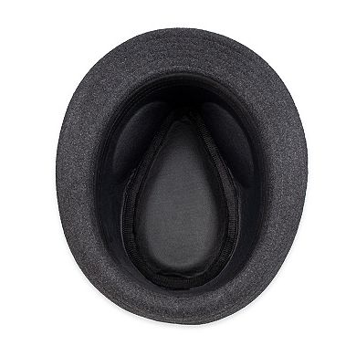 Men's Dockers® Melton Fedora Hat with Plaid Band