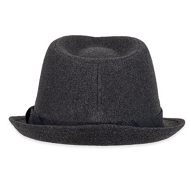 Men's Dockers® Melton Fedora Hat with Plaid Band
