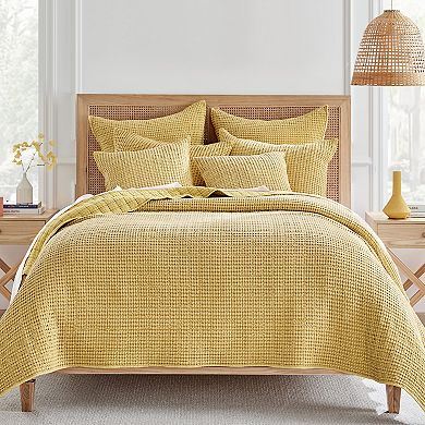 Levtex Home Mills Waffle Ochre Decorative Pillow