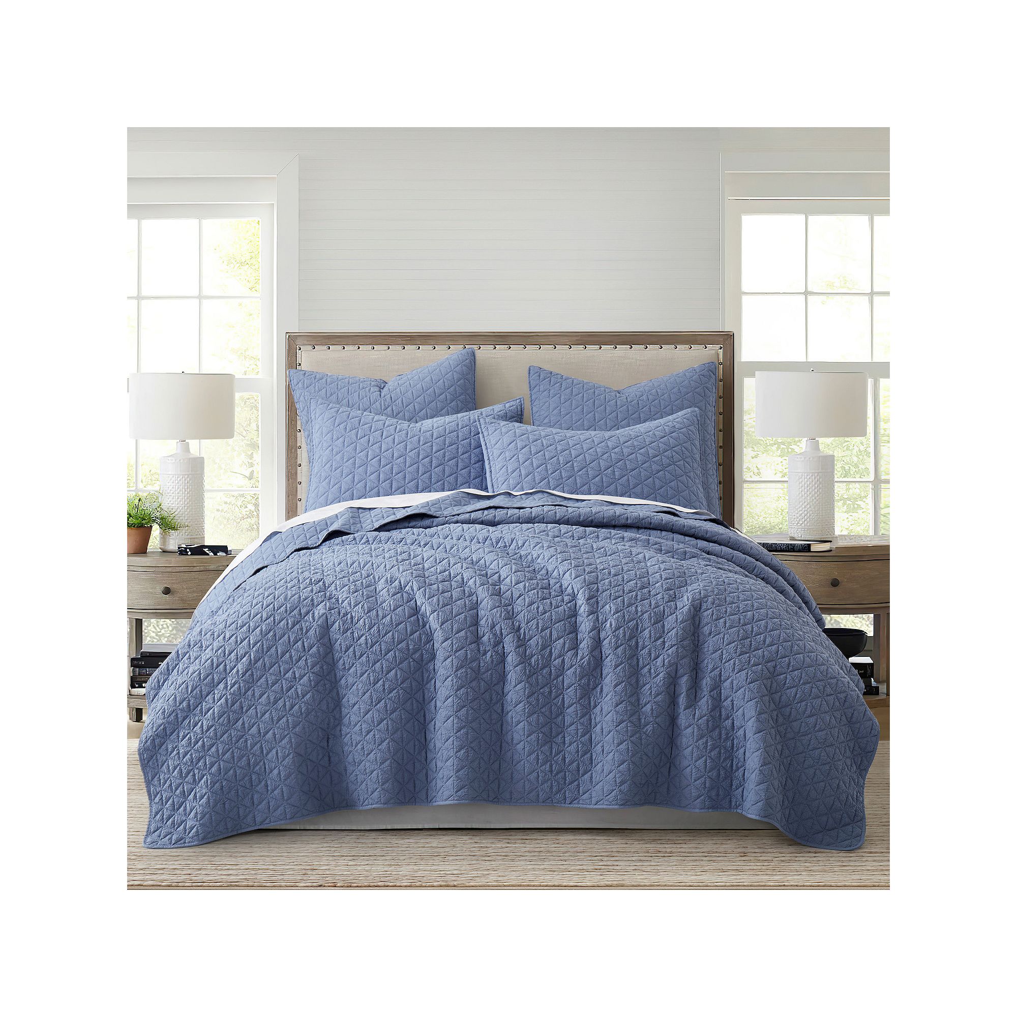 Levtex Home Rowan Quilt Set or Shams, Blue