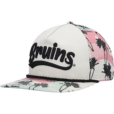 Men's New Era Cream UCLA Bruins High Tide Golfer Snapback Hat