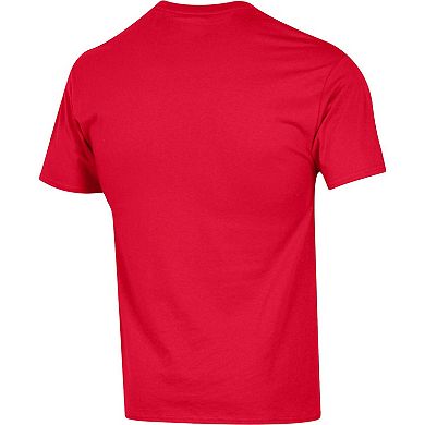 Men's Champion Red Georgia Bulldogs Arch Pill T-Shirt