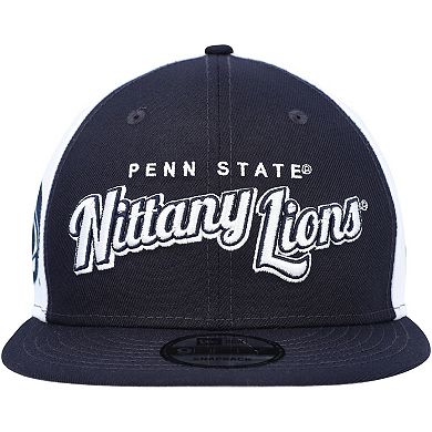 Men's New Era Navy Penn State Nittany Lions Outright 9FIFTY Snapback Hat