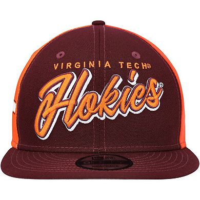 Men's New Era Maroon Virginia Tech Hokies Outright 9FIFTY Snapback Hat