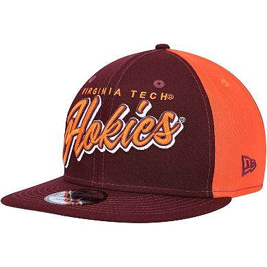 Men's New Era Maroon Virginia Tech Hokies Outright 9FIFTY Snapback Hat