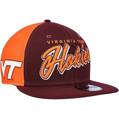 Men's New Era Maroon Virginia Tech Hokies Outright 9FIFTY Snapback Hat