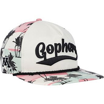 Men's New Era Cream Minnesota Golden Gophers High Tide Golfer Snapback Hat
