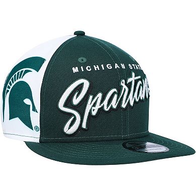 Men's New Era Green Michigan State Spartans Outright 9FIFTY Snapback Hat