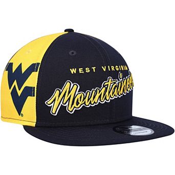 Men's New Era Navy West Virginia Mountaineers Outright 9FIFTY Snapback Hat