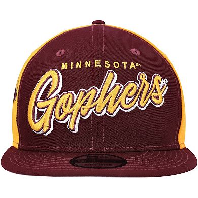 Men's New Era Maroon Minnesota Golden Gophers Outright 9FIFTY Snapback Hat