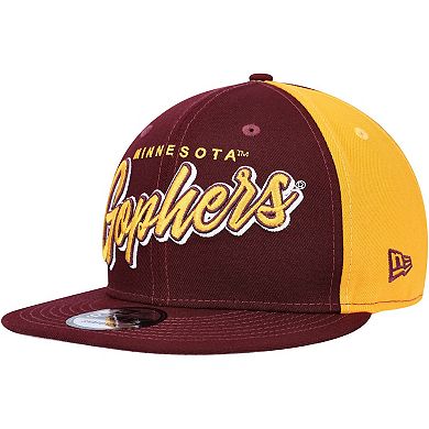 Men's New Era Maroon Minnesota Golden Gophers Outright 9FIFTY Snapback Hat