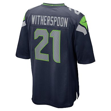 Men's Nike Devon Witherspoon College Navy Seattle Seahawks 2023 NFL Draft First Round Pick Game Jersey