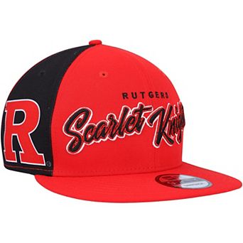 Men's New Era Scarlet Rutgers Scarlet Knights Outright 9FIFTY Snapback Hat