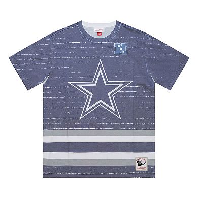 Men's Mitchell & Ness Navy Dallas Cowboys Jumbotron 3.0 T-Shirt
