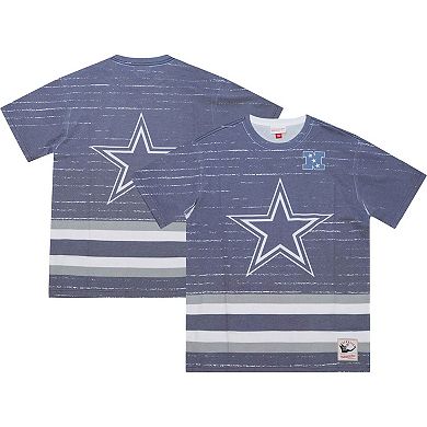 Men's Mitchell & Ness Navy Dallas Cowboys Jumbotron 3.0 T-Shirt