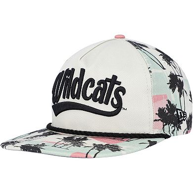 Men's New Era Cream Kentucky Wildcats High Tide Golfer Snapback Hat