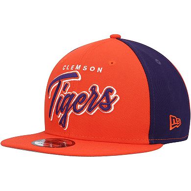 Men's New Era Orange Clemson Tigers Outright 9FIFTY Snapback Hat