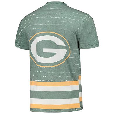 Men's Mitchell & Ness Green Green Bay Packers Jumbotron 3.0 T-Shirt