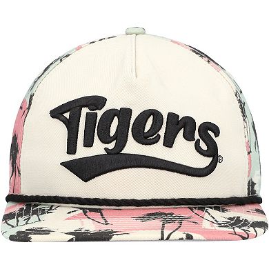 Men's New Era Cream Clemson Tigers High Tide Golfer Snapback Hat