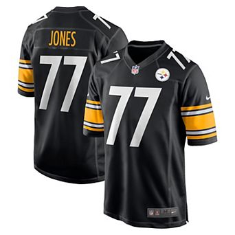 Men's Nike Broderick Jones Black Pittsburgh Steelers Game Jersey