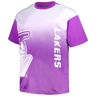 Men's Purple Los Angeles Lakers Big & Tall Sublimated T-Shirt