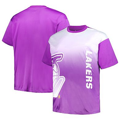 Men's Purple Los Angeles Lakers Big & Tall Sublimated T-Shirt