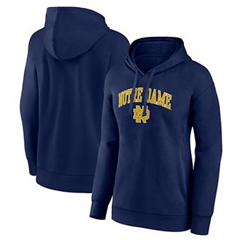 Women's Fanatics Navy Notre Dame Fighting Irish Campus Pullover Hoodie