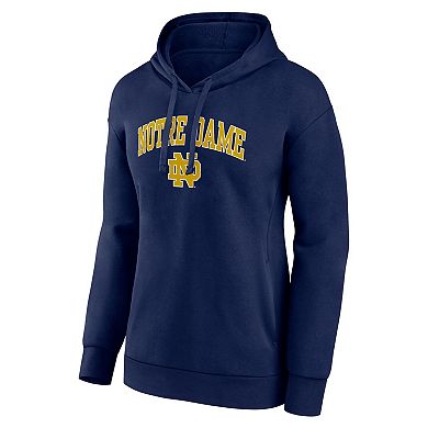 Women's Fanatics Navy Notre Dame Fighting Irish Campus Pullover Hoodie