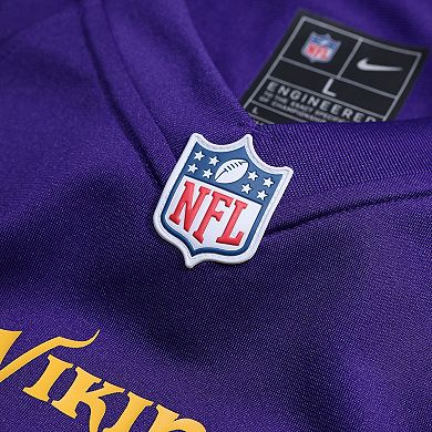 Men's Nike Jordan Addison Purple Minnesota Vikings Game Jersey