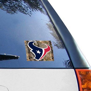 "Houston Texans WinCraft 5"" x 6"" Realtree Camo Multi-Use Decal"