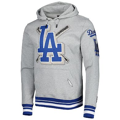 Men's Pro Standard Heather Gray Los Angeles Dodgers Mash Up Logo ...