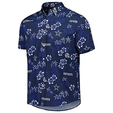 Men's Reyn Spooner Navy Dallas Cowboys Kekai Button-Up Shirt