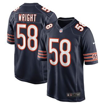 Men's Nike Darnell Wright Navy Chicago Bears Game Jersey