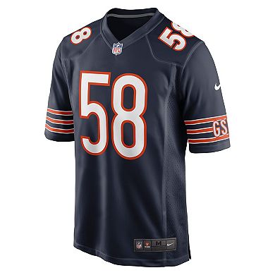 Men's Nike Darnell Wright Navy Chicago Bears Game Jersey