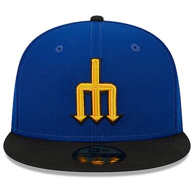 Men's New Era Royal/Black Seattle Mariners 2023 City Connect 59FIFTY Fitted Hat