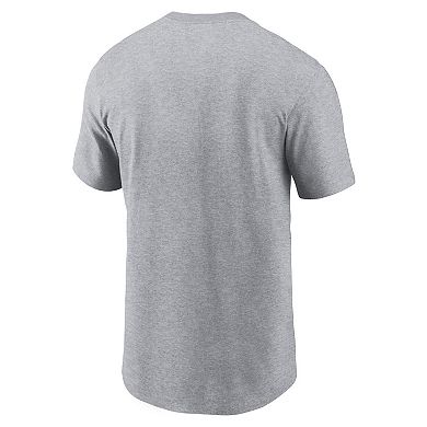 Men's Nike  Gray Los Angeles Chargers Logo Essential T-Shirt
