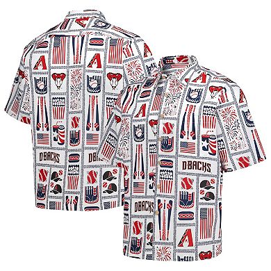 Men's Reyn Spooner White Arizona Diamondbacks Americana Button-Up Shirt
