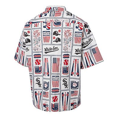 Men's Reyn Spooner White Chicago White Sox Americana Button-Up Shirt