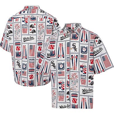 Men's Reyn Spooner White Chicago White Sox Americana Button-Up Shirt