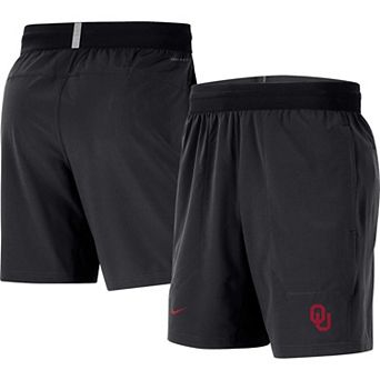 Men's Nike Black Oklahoma Sooners Player Performance Shorts
