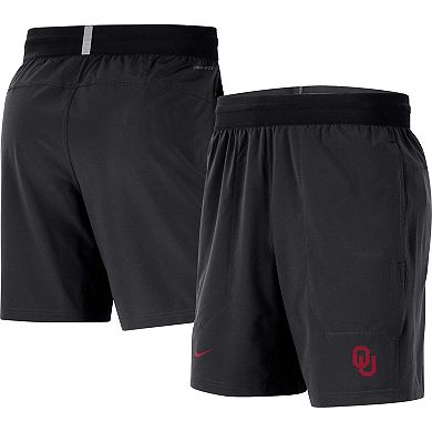 Men's Nike Black Oklahoma Sooners Player Performance Shorts
