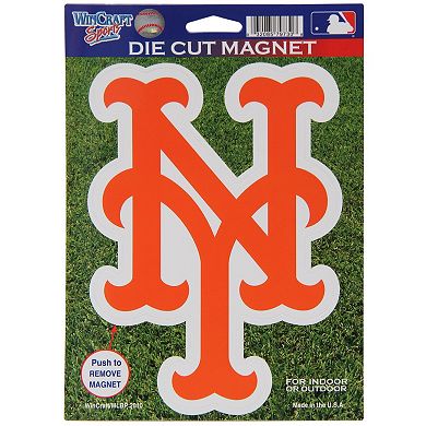 "New York Mets WinCraft 6"" x 9"" Car Magnet"